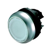 Produktbild för Eaton M22-DL-W, Tryckknappsbrytare, Svart, Metallisk, Vit, I...