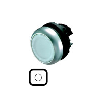 Produktbild för Eaton M22-DL-W, Tryckknappsbrytare, Svart, Metallisk, Vit, I...