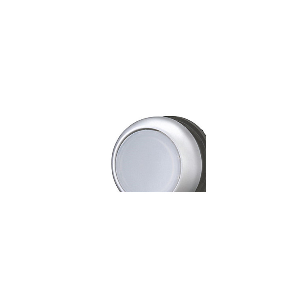 Produktbild för Eaton M22-DL-W, Tryckknappsbrytare, Svart, Metallisk, Vit, I...