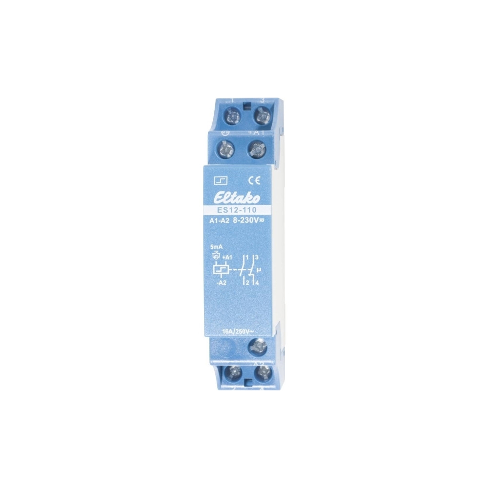 Produktbild för Eltako impulsswitch ES12-110, 1 slutande + 1 brytande 16 A E...