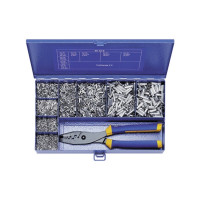 Produktbild för Klauke SK32B kabelskosortiment oisolerad metall 0,75 mm², 1...