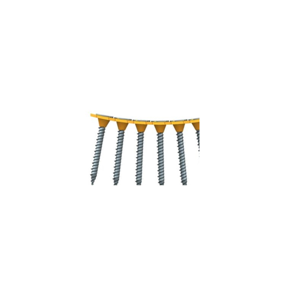 Produktbild för P-skruv gips, elförz., 3,9x55 mm, 1000 st