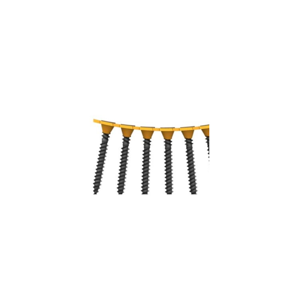 Produktbild för P-SCREW HS gipsskruv, svart fos. 3,9x32 mm, 1000 st. bandade