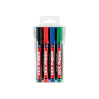 Produktbild för Permanent marker, Edding 330, skrå, 1-5 mm, ass.farver, pakk...