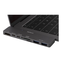 Produktbild för DELTACO USBC-1290 - dockningsstation - USB-C - HDMI