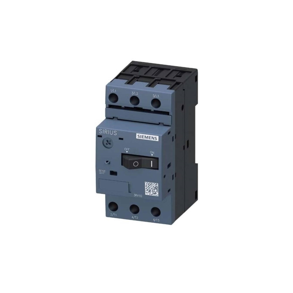 Produktbild för Siemens SIRIUS effektbrytare 3RV1 3RV1011-1AA10 3 slutande m...