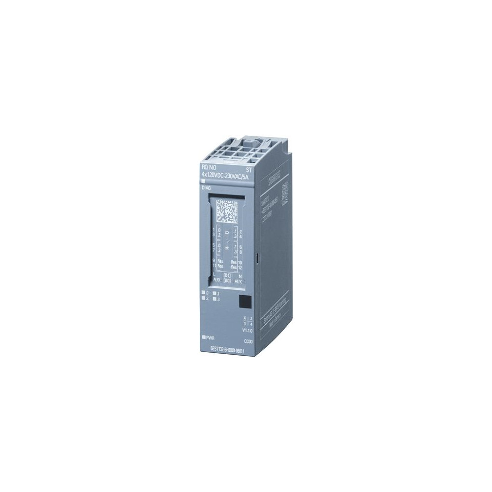 Produktbild för Siemens 6ES7132-6HD01-0BB1, inomhus, Multifärg, Tyskland, 45...