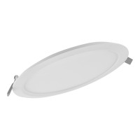 Produktbild för LEDVANCE DOWNLIGHT SLIM - wall/ceiling recessed lamp - LED - 12 W - varmt vitt ljus - 3000 K - rund - vit