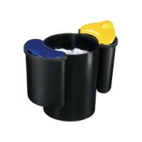 Produktbild för Avfallsbehållare Cep 516 för avfallssortering svart (1x16L +...