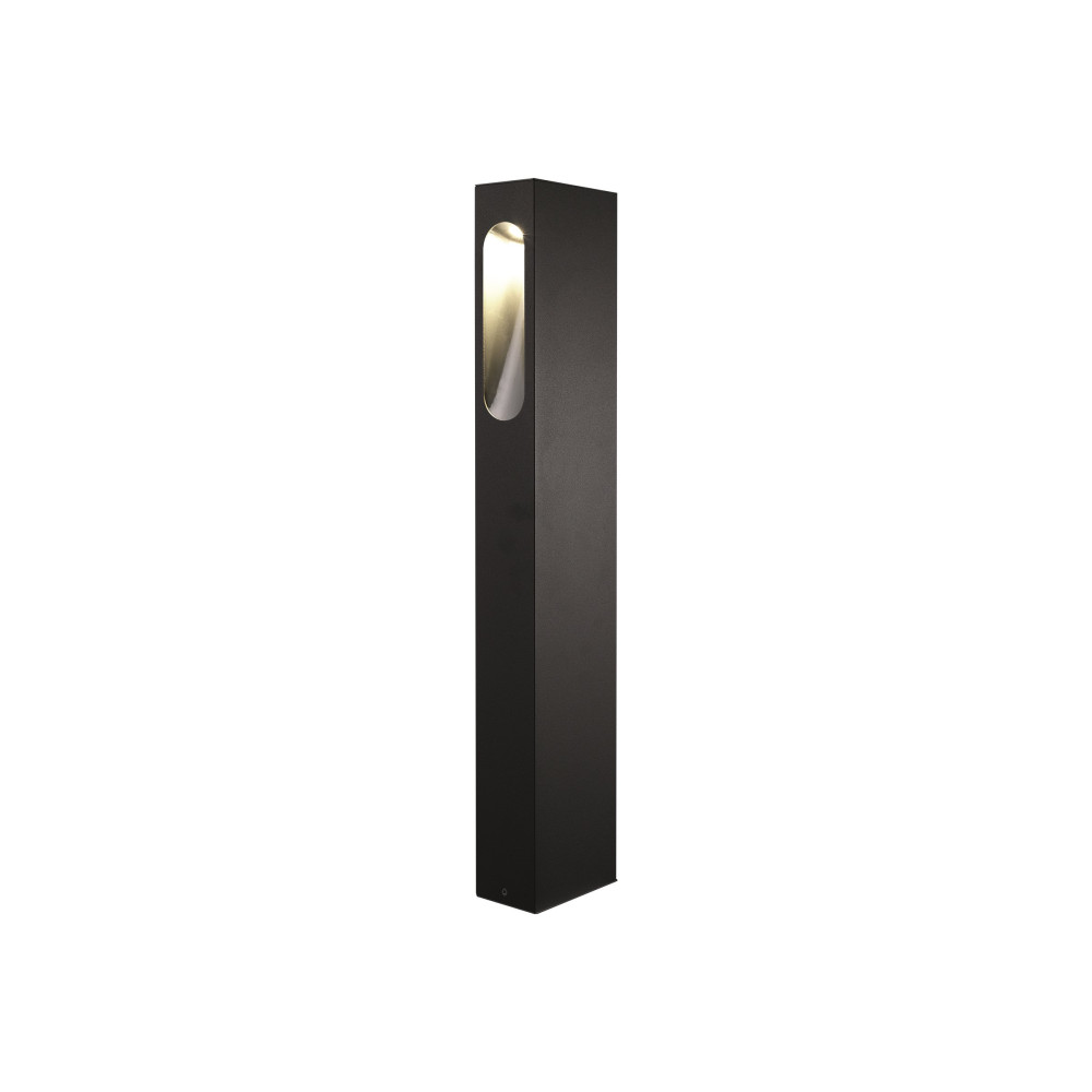 Produktbild för Nordtronic Belina - trädgårdsbelysning - LED - 8 W - 3000 K - pollare - grafit