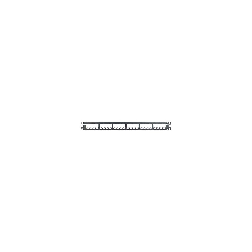 Produktbild för Panduit MINI-COM All Metal Shielded Modular Patch Panel - patch-panel - 1U - 19"