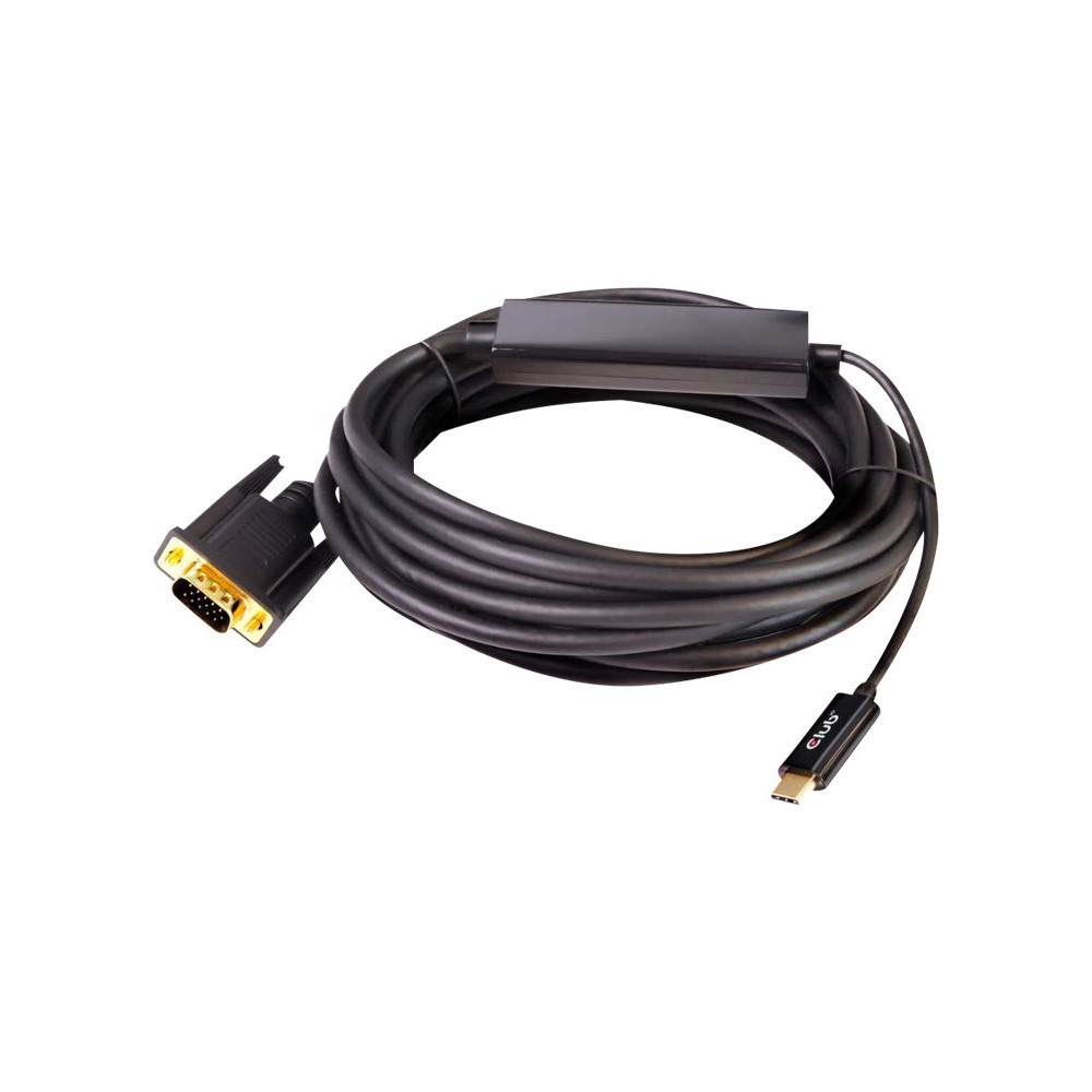 Produktbild för Club 3D adapterkabel - VGA / USB - 5 m