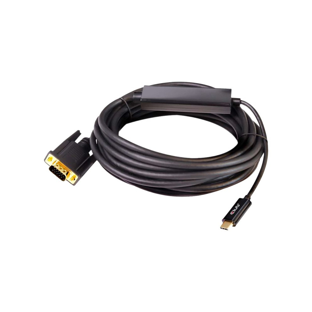 Produktbild för Club 3D adapterkabel - VGA / USB - 5 m