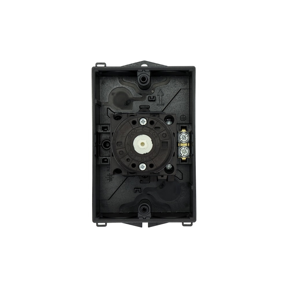 Produktbild för Eaton T0-4-8410/I1, Vippströmställare, 3P, Plast, Svart, Vit...