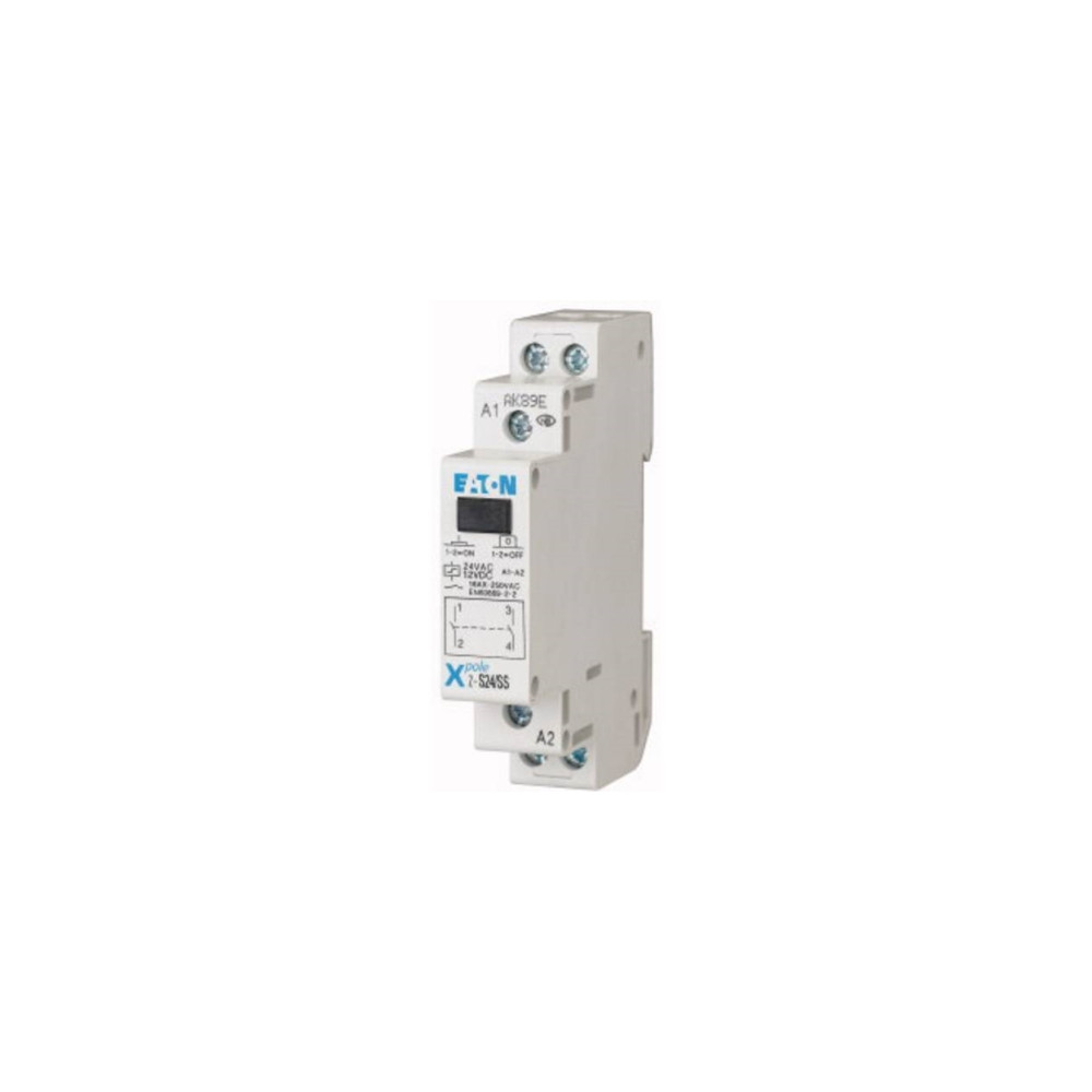 Produktbild för Strømstødskontakt DIN-skinne Eaton Z-S24/SS 2 x sluttekontak...