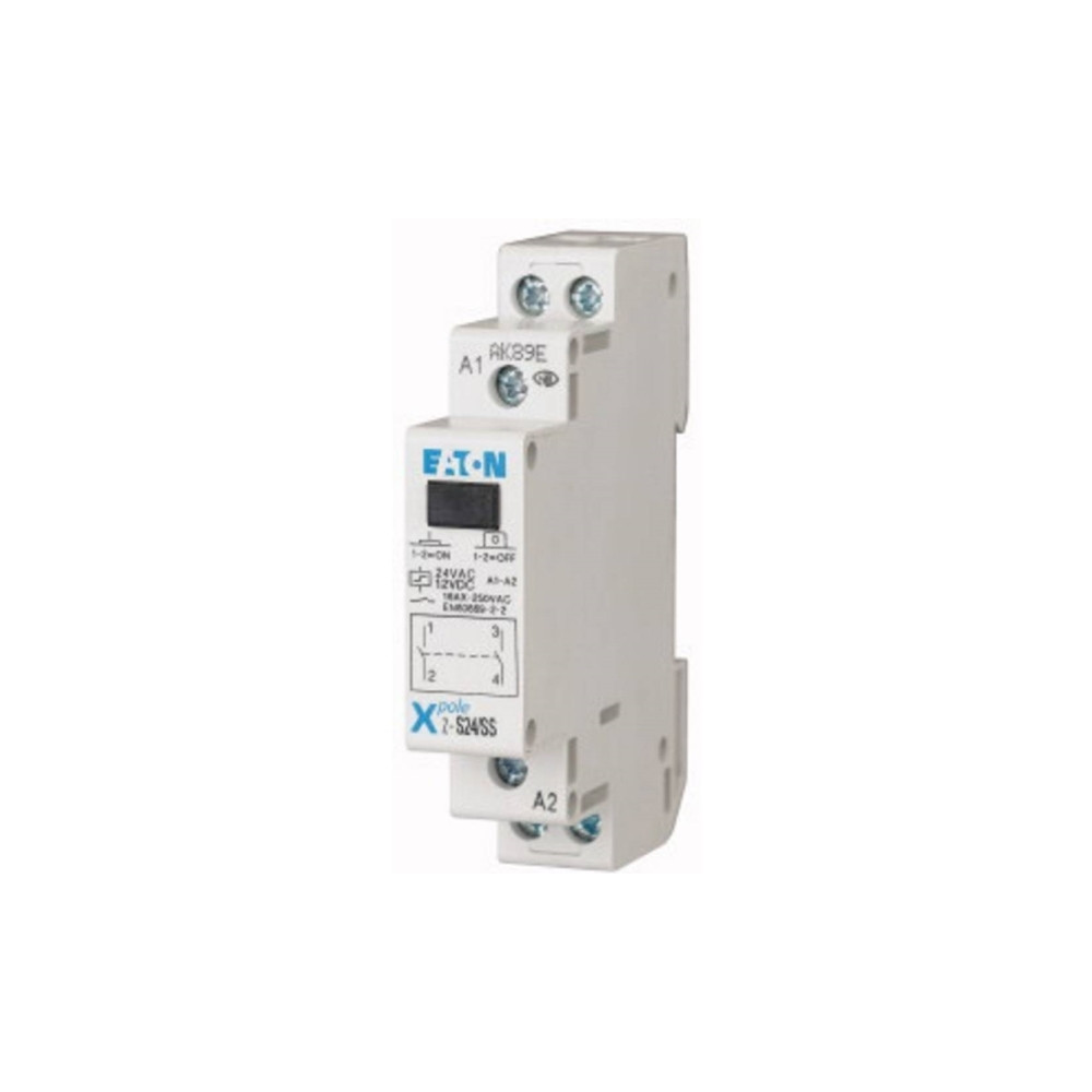 Produktbild för Strømstødskontakt DIN-skinne Eaton Z-S24/SS 2 x sluttekontak...