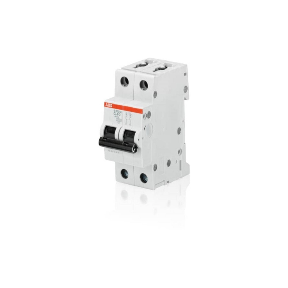 Produktbild för ABB automatsäkring MCB 16A C, 2-polig, 10kA, 230/400V AC, 36...