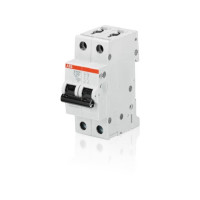 Produktbild för ABB automatsäkring MCB 16A C, 2-polig, 10kA, 230/400V AC, 36...