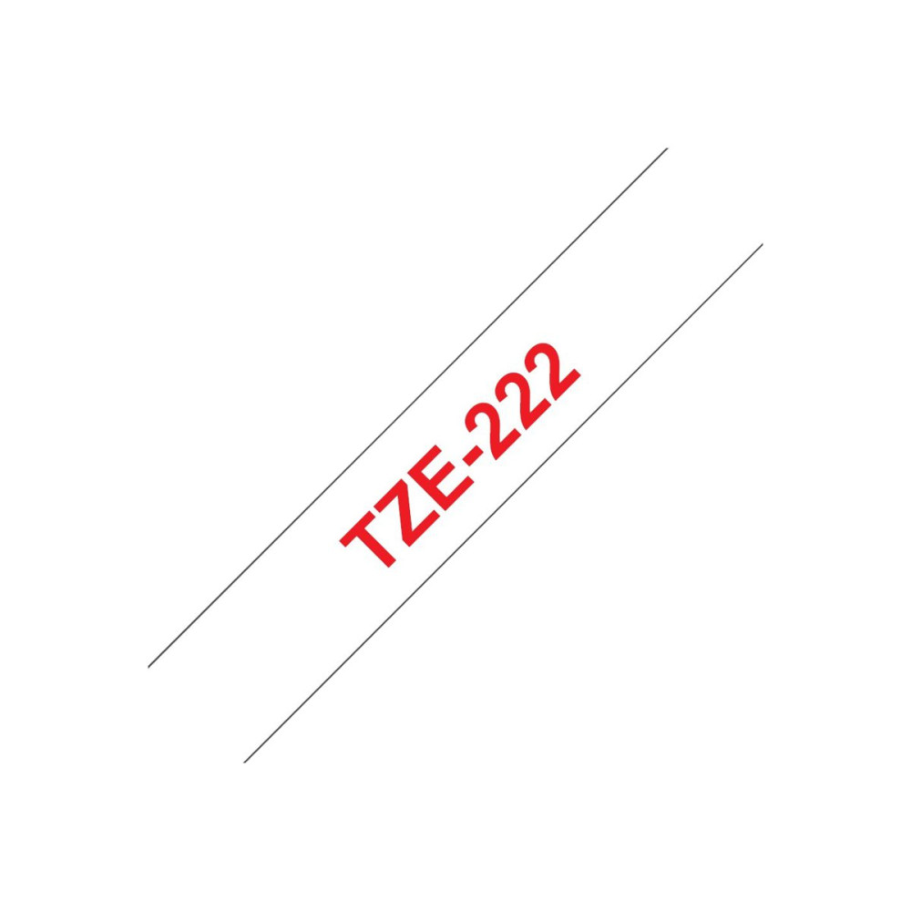 Produktbild för Brother TZe-222 - bandlaminat - 1 kassett(er) - Rulle (0,9 cm x 8 m)
