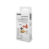 Produktbild för Uvex 2112131, Återanvändbara öronproppar, I öra, Orange, Trå...