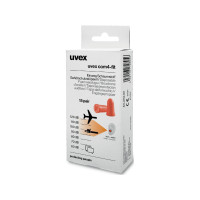 Produktbild för Uvex 2112131, Återanvändbara öronproppar, I öra, Orange, Trå...