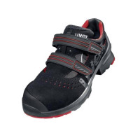 Produktbild för Uvex 85362, Unisex, Vuxen, Skyddssandaler, Svart, Röd, ESD,...