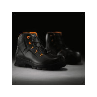 Produktbild för Uvex 65232, Unisex, Vuxen, Säkerhetskängor, Svart, Orange, E...