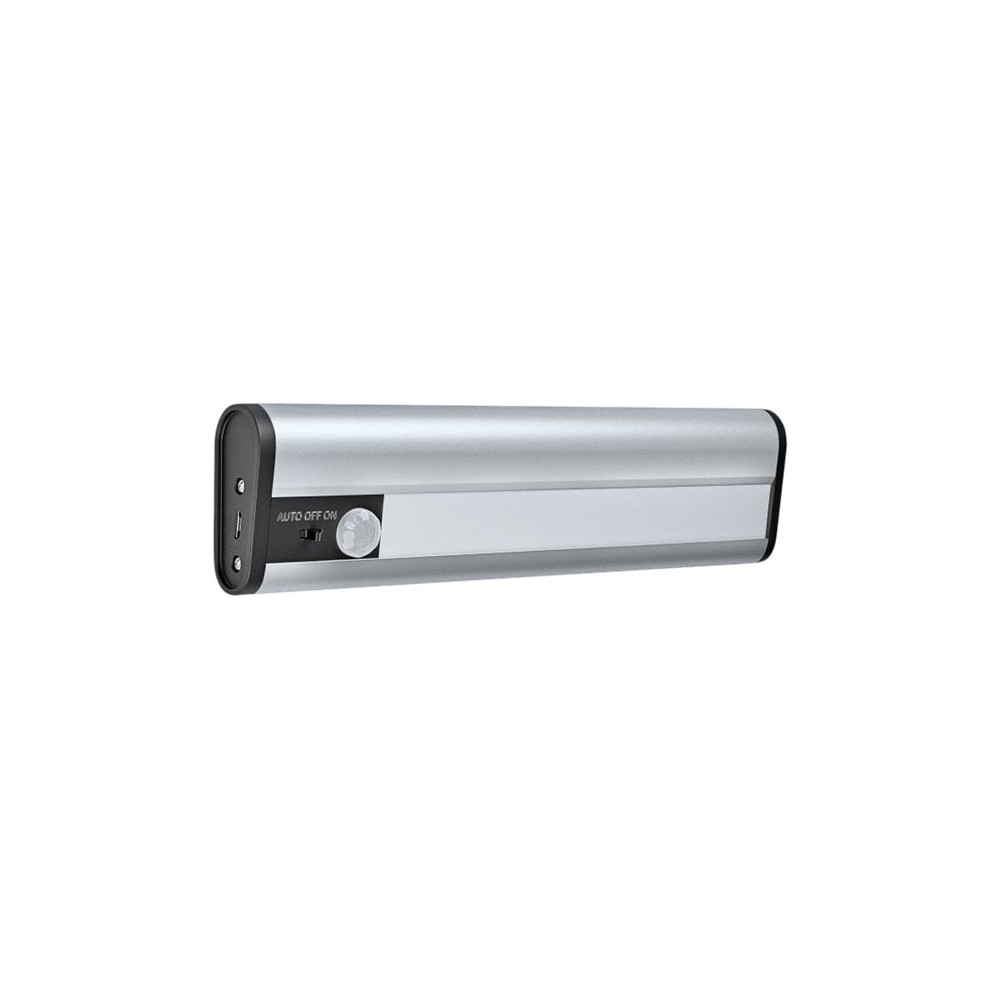 Produktbild för LEDVANCE LinearLED Mobile USB 200 - belysning under skåp - LED - 1 W - svalt vitt ljus - 4000 K - linjär - silver