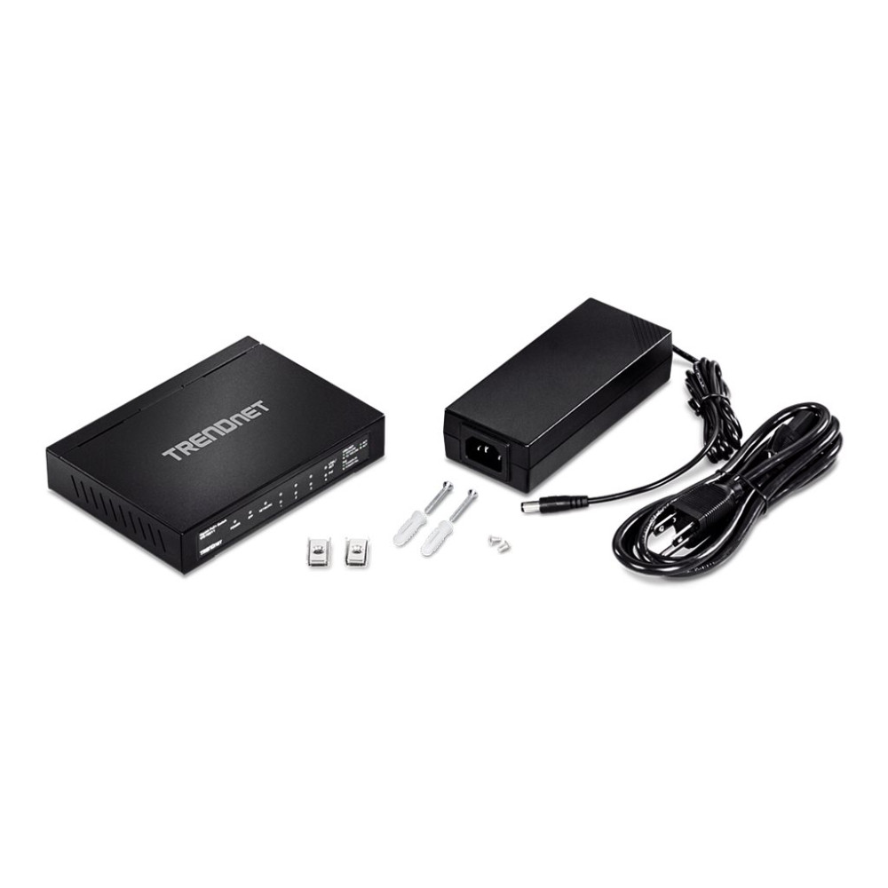 Produktbild för TRENDnet TPE TG611 - switch - 6 portar - TAA-kompatibel