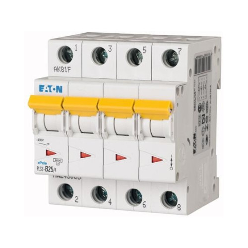 Eaton Eaton automatsäkring MCB 25A B-karakteristik 4-polig 6kA 230...