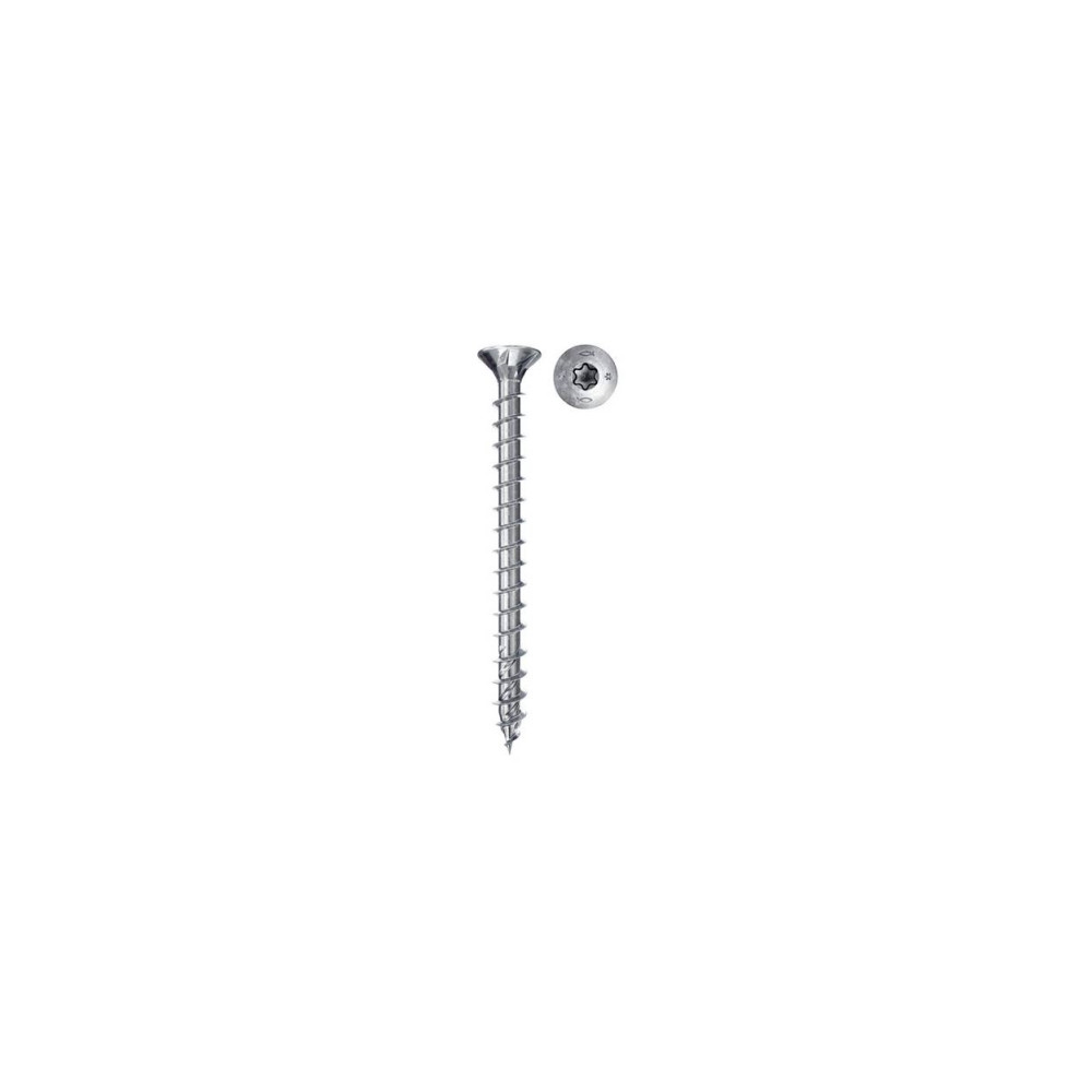 Produktbild för Fischer 670155, Skruv, Metall, Trä, Delvis gängad, Torx, Ros...