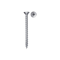 Produktbild för Fischer 670155, Skruv, Metall, Trä, Delvis gängad, Torx, Ros...