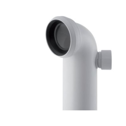 GEBERIT Geberit avloppsböj 90° 110x50 m/extra anslutning t/höger 110...