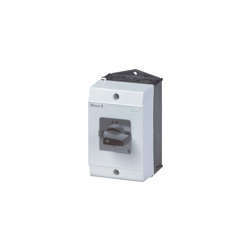 Produktbild för EATON lastfrånskiljare kapslad 4-polig 13 A AC-23, 7,5 kW IP...