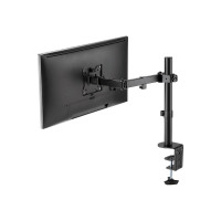 Produktbild för LogiLink monteringssats - justerbar arm - för LCD-display - svart