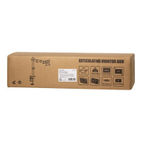 Produktbild för LogiLink monteringssats - justerbar arm - för LCD-display - svart
