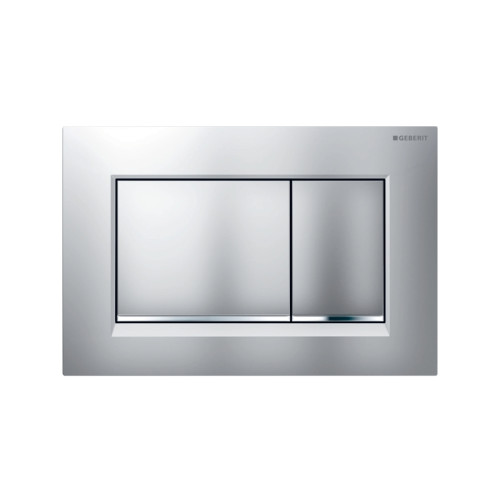 GEBERIT Geberit 115.883.JQ.1, Spolplatta, Röd, Krom, Geberit, 246 mm...