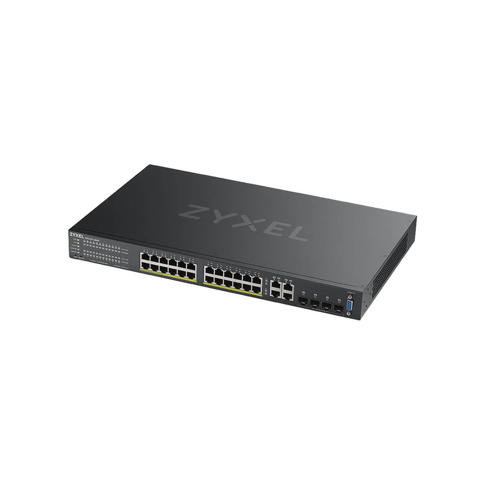 Produktbild för Zyxel GS2220-28HP - switch - 24 portar - Administrerad - rackmonterbar
