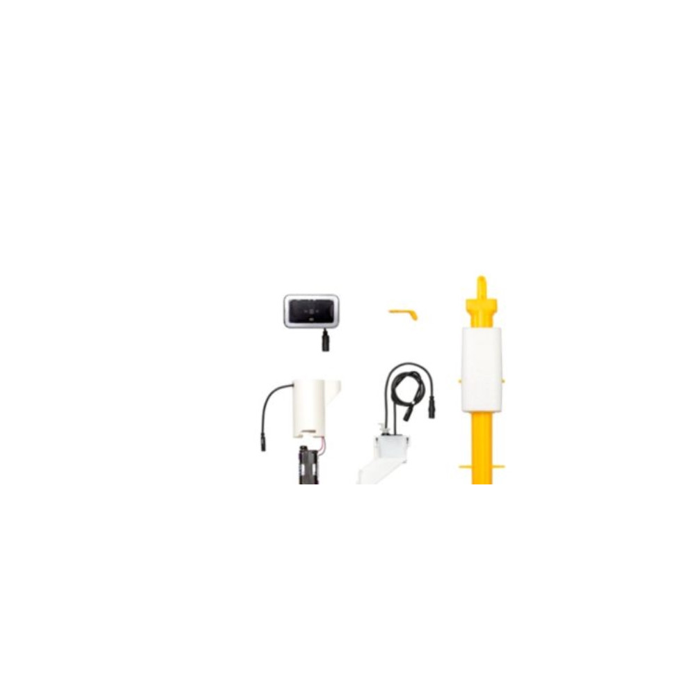 Produktbild för Ifo Spira sensorsats 395 x 360 x 110 mm med batteri vit plas...
