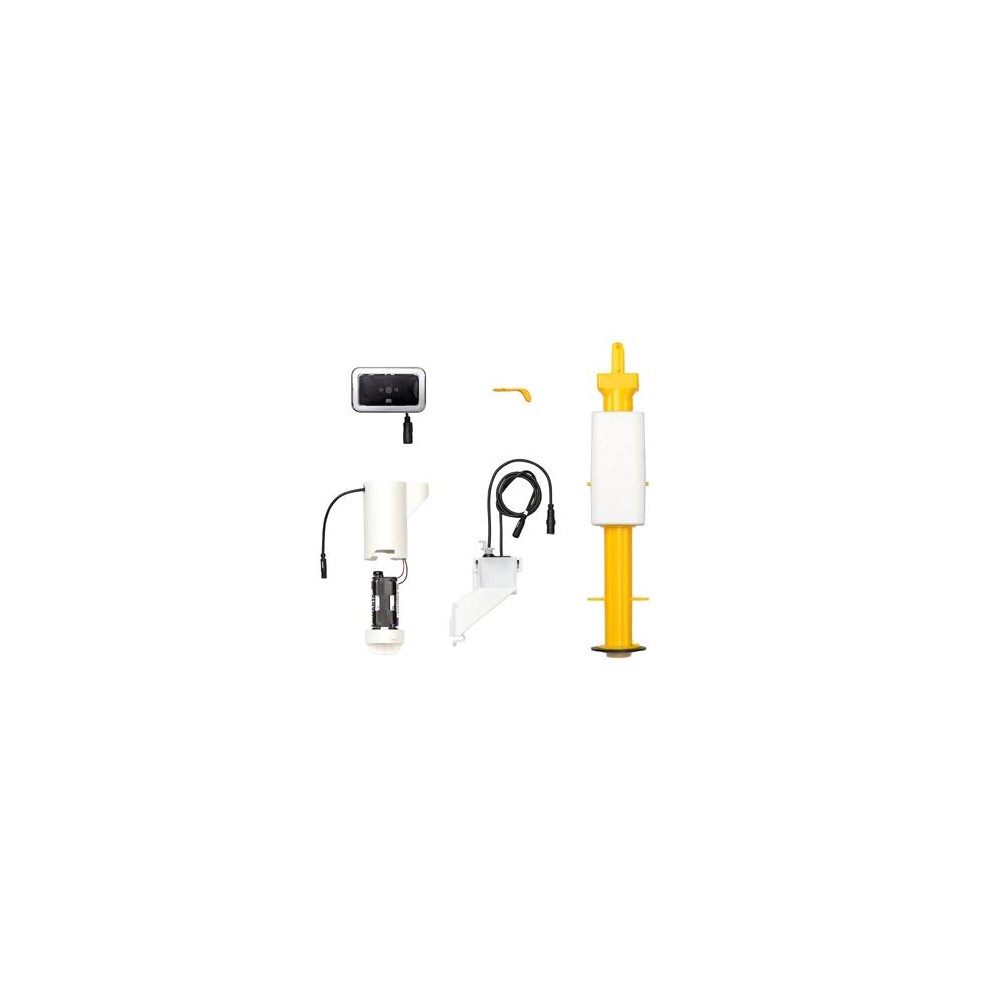 Produktbild för Ifo Spira sensorsats 395 x 360 x 110 mm med batteri vit plas...