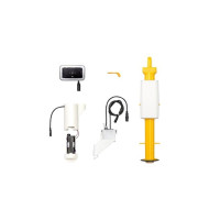 Produktbild för Ifo Spira sensorsats 395 x 360 x 110 mm med batteri vit plas...