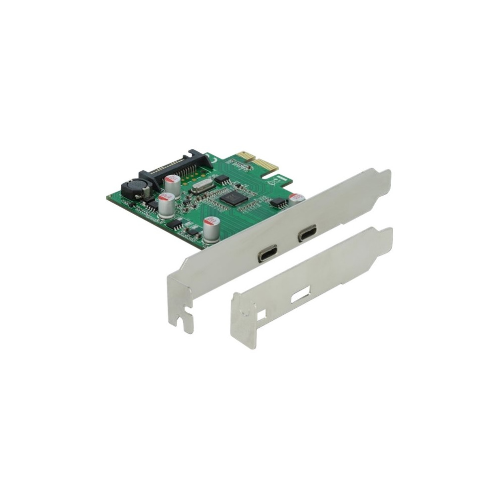 Produktbild för Delock - USB-adapter - PCIe 2.0 - USB-C 3.2 Gen 1 x 2