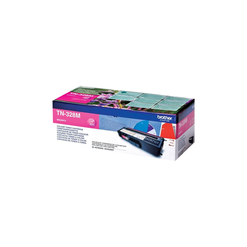 Produktbild för Brother TN328M - magenta - original - tonerkassett