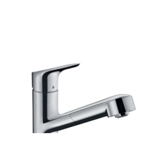 HANSGROHE HG Focus M43 köksblandare 150 – med utdragsslang, 1-jet krom