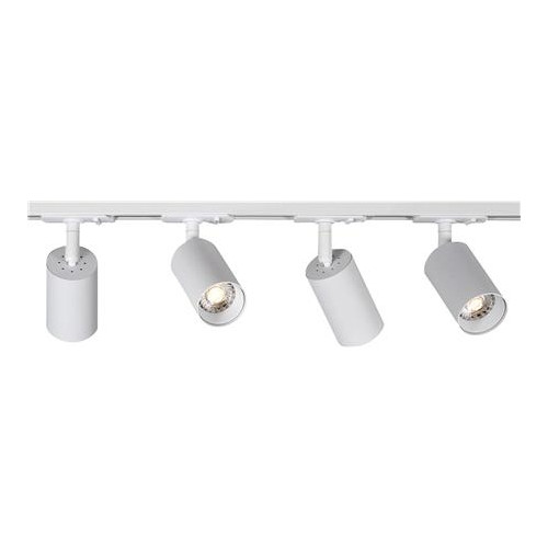 Solar Plus Spotlight Focus Track GU10-set 1-fas vit, justerbar 90°, rot...