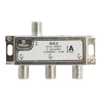 Produktbild för Triax SCS 3 - RF-linjedelare för MATV distribution systems - DC passthrough