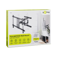 Produktbild för Goobay Pro Fullmotion XL konsol - fullständig rörelse - för platt panel - svart