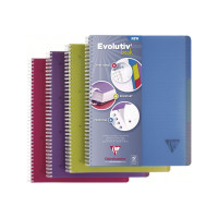Produktbild för Clairefontaine Linicolor Intensiv Evolutiv'Book A4+ - anteckningsblock - 225 x 297 mm - 120 ark