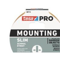 Produktbild för tesa Mounting PRO smalt monteringsband 66714-00000-00 vit (L...