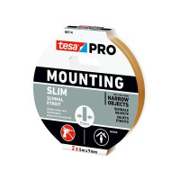 Produktbild för tesa Mounting PRO smalt monteringsband 66714-00000-00 vit (L...